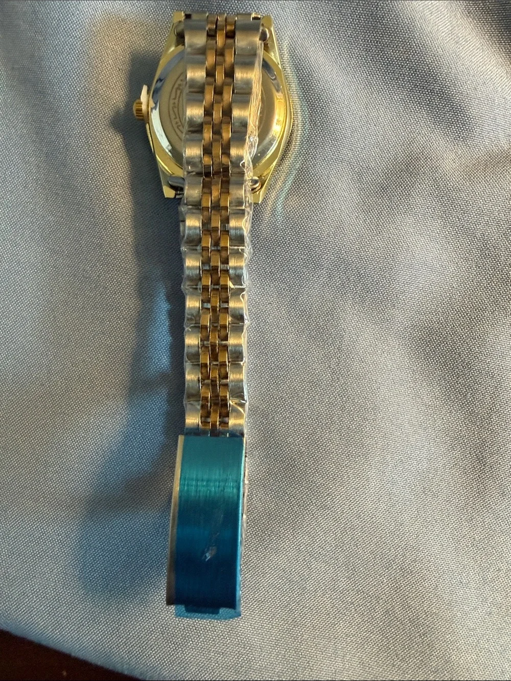 Two-Tone Gold & Silver Bracelet Watch